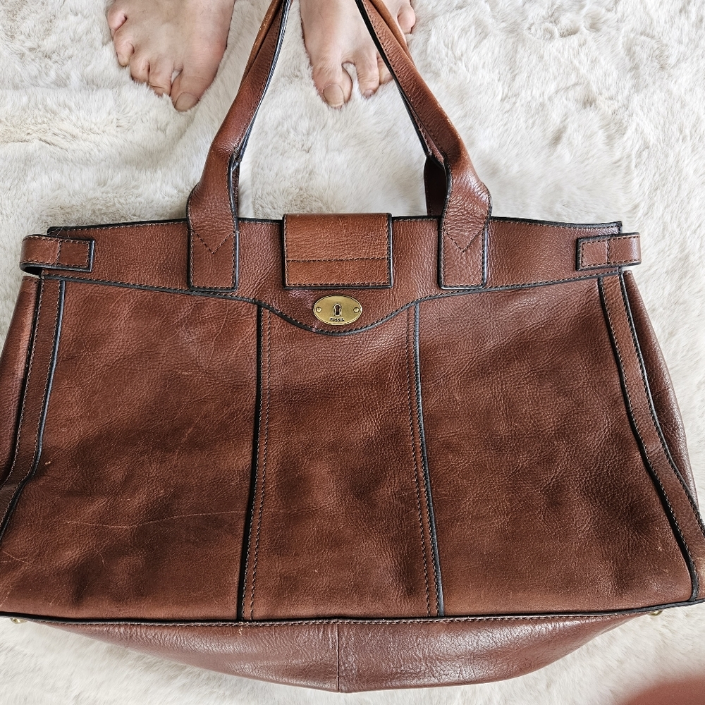 VINTAGE FOSSIL TOTE - Picture 3 of 6